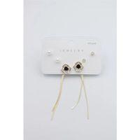 Çoklu Set Küpe - Altın