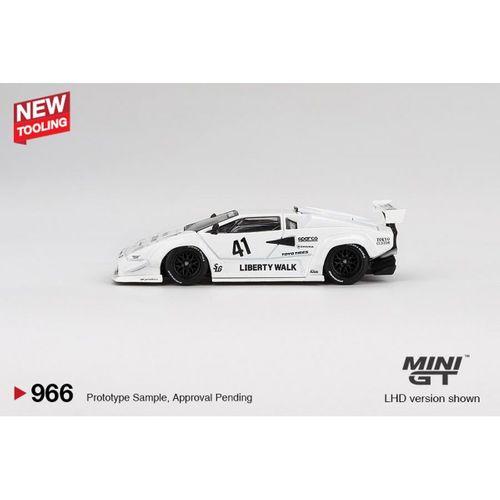 Mini GT Lamborghini Countach LB-WORKS White 2024 Tokyo Auto Salon 966