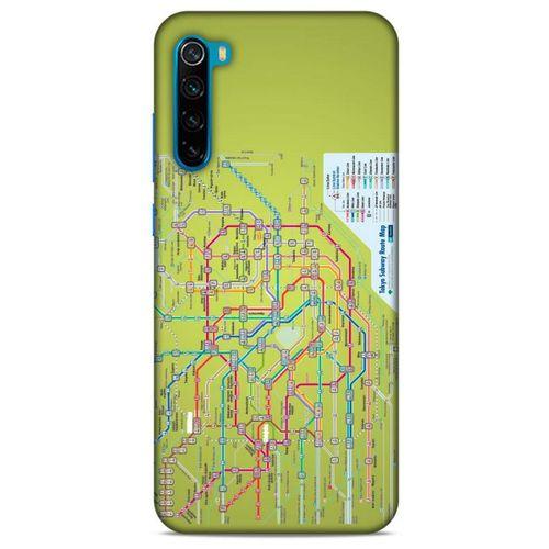 Xiaomi Redmi Note 8T Kılıf Japonya (32) Soft Silikon Kılıf Japonya Metro Haritası