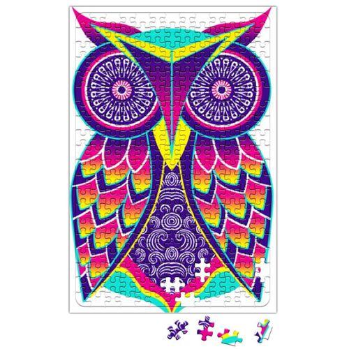 Renkli Baykuş Puzzle 240 Parça Yapboz
