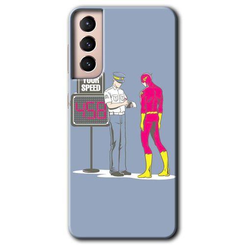 Samsung Galaxy S21 Kılıf HD Desen Baskılı Arka Kapak - Hız Limiti