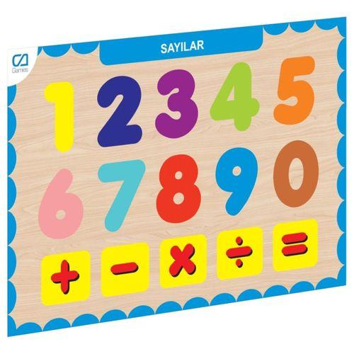 Eğitici Oyuncak CAAHS-3207 CA GAMES AHŞAP SAYILAR BUL-TAK