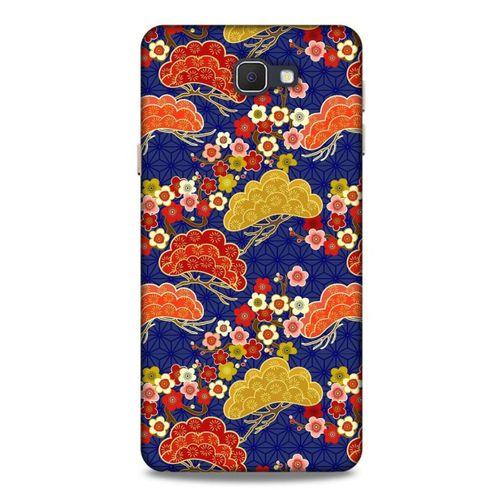 Samsung Galaxy J7 Prime Kılıf Japonya (50) Shockproof Kılıf Renkli Çiçekler