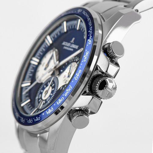Jacques Lemans Liverpool JL.1-2127F Quartz Çelik Gri Mavi Kadran 10 ATM 40 mm Erkek Kol Saati