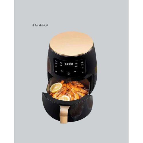 2400w Güçlü Airfryer 6l Yağsız Sağlıklı Pişirici Lcd Dokunmatik