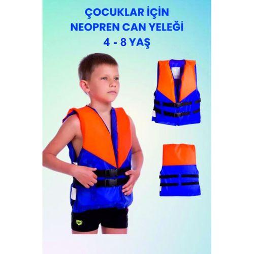 S Beden 4-8 Yaş Mavi Çocuk Can Yeleği Neopren Sünger Yüzme Yeleği Çocuklar İçin Yüzdürme Yelek,Can Kurtaran