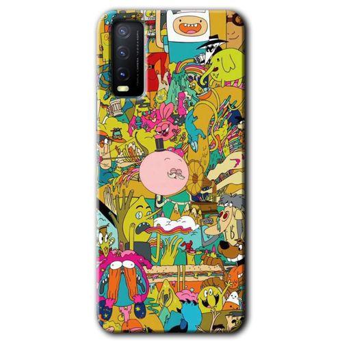 Vivo Y11s Kılıf HD Desen Baskılı Arka Kapak - Süper Çizgi Kahramanlar 2