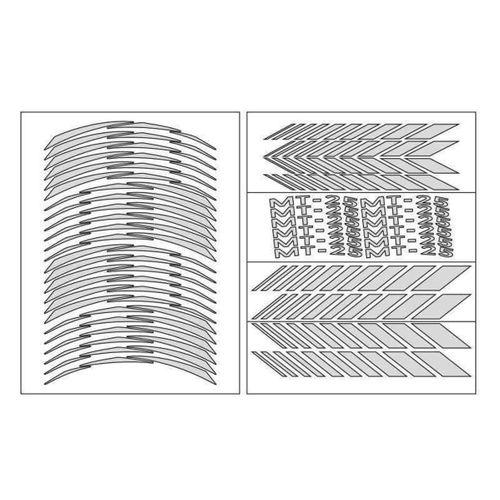 YAMAHA Yamaha Reflektör Beyaz Mt-25 Uyumlu Racıng 1 Set Jant Şeridi