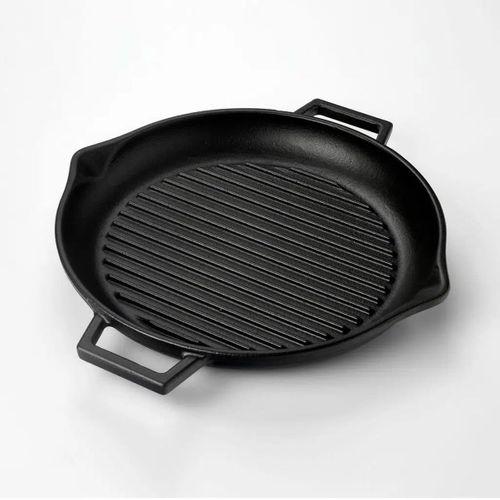 Lava Demir Döküm Yuvarlak Izgara Grill Tava 30 Cm Eco Gt 30 T5