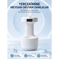 Dekoratif Hava Nemlendirici 800 Ml Sessiz Aroma Difüzör Anti Yerçekimi Su Efektli