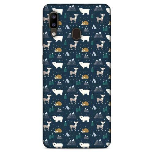Animax Kış Hayvanları Samsung Galaxy A20 Kılıf Desenli Silikon
