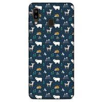 Animax Kış Hayvanları Samsung Galaxy A20 Kılıf Desenli Silikon