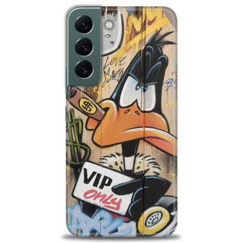 Samsung Galaxy S22 Kılıf HD Baskılı Kılıf - Vip Only + Tam Ekran Koruyucu
