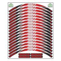 MONDİAL Mondial Drift L Uyumlu Kırmızı 1 Set Jant Şeridi