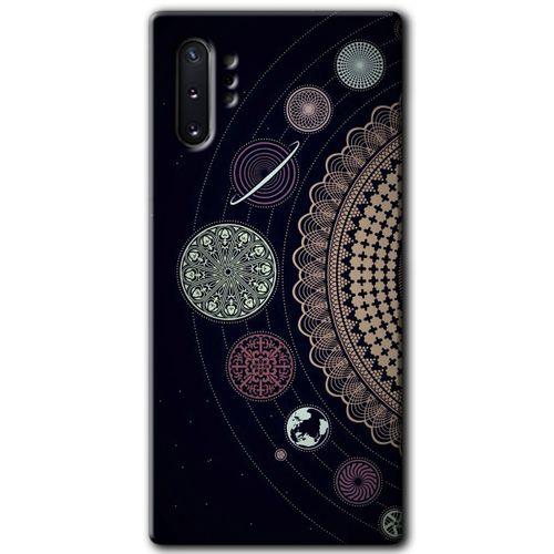 Galaxy Note 10 Plus Kılıf HD Desen Baskılı Arka Kapak - Gezegen Döngüsü