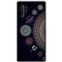 Galaxy Note 10 Plus Kılıf HD Desen Baskılı Arka Kapak - Gezegen Döngüsü