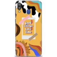 Samsung Galaxy M20 Kılıf HD Baskılı Kılıf - Take Time + Tam Ekran Koruyucu