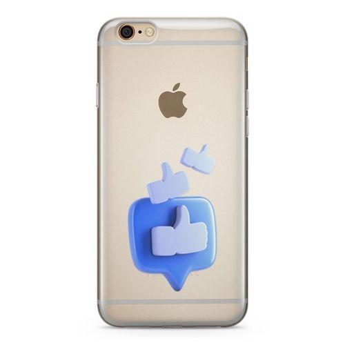 Apple iPhone 6 6s Kılıf Face Beğen Arka Kapak Koruma Desenli Full Koruyucu