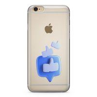 Apple iPhone 6 6s Kılıf Face Beğen Arka Kapak Koruma Desenli Full Koruyucu