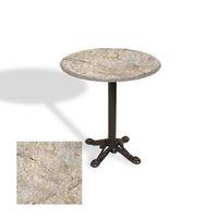 Dockers Çipa Döküm Ayak Yuvarlak Masa Çap 70cm - (Werzalit, Wermodin ve Allzalit Tabla) - Scala Marble