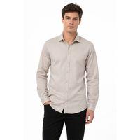 Erkek Spor Silim Fit Likralı Pamuklu Yazlık Gömlek BGL-ST05381