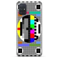 Retro (24) Desen Darbe Emici Kılıf Renkli Samsung Galaxy M51 Kılıf