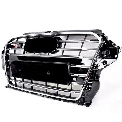 Audi A3 Uyumlu 13-17 Panjur S3 Siyah-Krom