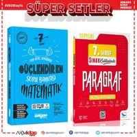 Ankara Yayıncılık 7.Sınıf Matematik ve Sınav Yayınları Paragraf Soru Bankası Seti 2 Kitap