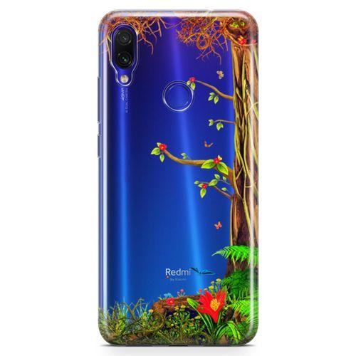 Xiaomi Redmi Note 7 Pro Kılıf Paranormal Bahar Arka Kapak Koruma Desenli Full Koruyucu