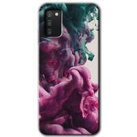 Samsung Galaxy A02s Kılıf Baskılı Kapak - Liquid Cloud +Tam Kaplayan Mat Seramik