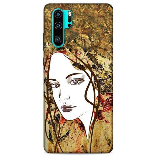 Lopard Huawei P30 Pro Uyumlu Kılıf Sürreal Yüzler ♀ (28) Arka Kapak Desenli