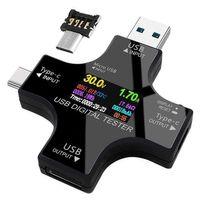 PowerMaster PM-26611 USB Tester Voltmetre Ampermetre Akım Göstergesi Multimetre Test Cihazı OTG Destekli