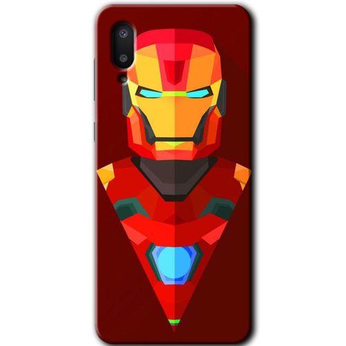 Samsung Galaxy A02 Kılıf HD Desen Baskılı Arka Kapak - İron Man Çizim
