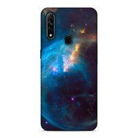 Oppo A31 Kılıf Nasa Galaxy Arka Kapak Silikon Koruma Full Koruyucu