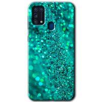 Galaxy M31 Kılıf HD Desen Baskılı Arka Kapak - Diamonds + Kırılmaz Cam