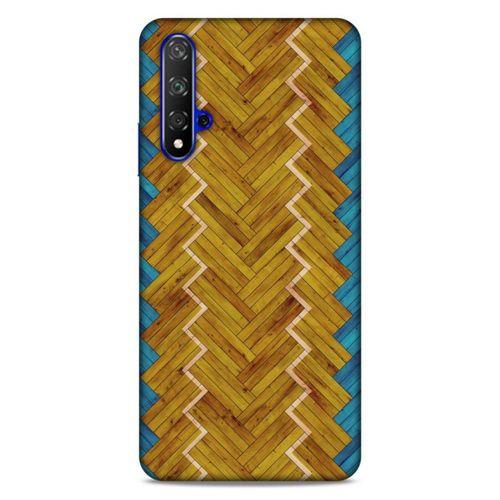 Lopard Huawei P Smart S 2020 Uyumlu Kılıf Wood'X (37) Silicone Cover Baskılı