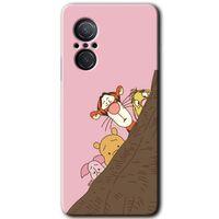 Huawei Nova 9 SE Kılıf HD Desen Baskılı Arka Kapak+Temperli Cam - Winnie the Pooh
