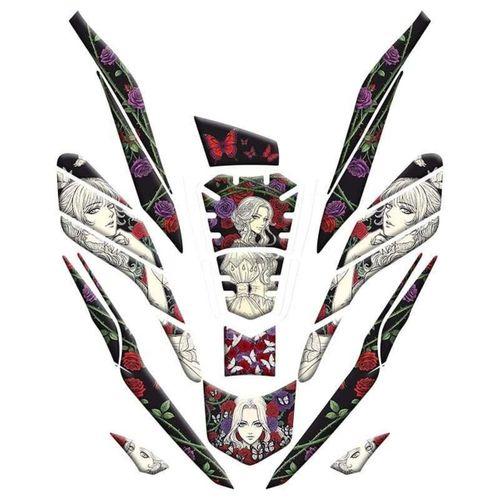 HONDA Honda Pcx 2021 - 2024 Uyumlu Tank Pad Set 013