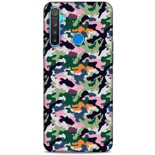 Kamuflaj 06 Oppo Realme 5i Kılıf Silikon Kapak