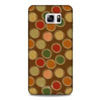 Samsung Galaxy Note 5 Kılıf Pastel Renkler (43) Thin Fit Kılıf Kahve Yeşil