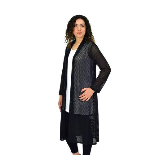 Kadın File Uzun Kol Hırka BGL-ST04664