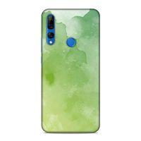 Huawei Y9 Prime 2019 Kılıf Yesil Hayaller Arka Kapak Silikon Koruma Full Koruyucu