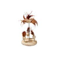 Karlıe Yaylı Kedi Oyuncağı 25x15cm Bej