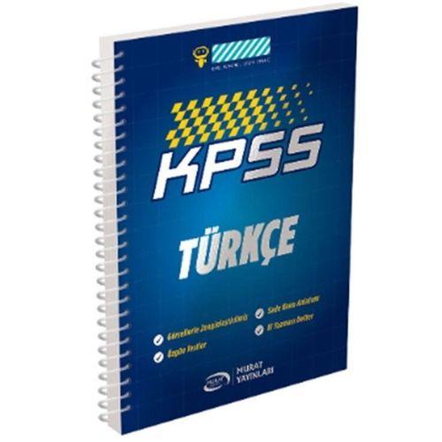 KPSS Türkçe Defteri Murat Yayınları