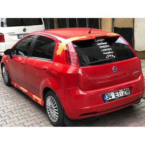 Fiat Punto Uyumlu Evo Spoiler (Fiber)