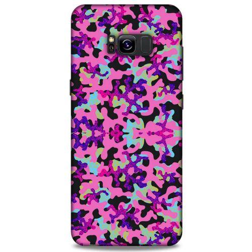 Samsung Galaxy S8 Plus Uyumlu Kılıf Pembe Delisi (34) Slim Armor Kılıf Kamuflaj