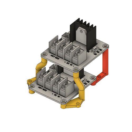 Çift istiflenmiş MOSFET MODUL STANDOFF DONAK TUTUCU - 5139277