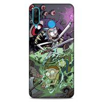 Huawei P30 Lite Uyumlu Kılıf Rick And Morty (25) Antişok Kapak Tricia Lange