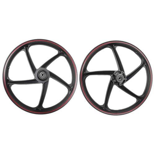 MONDİAL Mondial Cub Ön Jant Çelik Siyah-Kırmızı 140-17