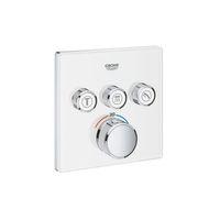 Grohe Grohtherm SmartControl Üç Valfli Akış Kontrollü Ankastre Termostatik Duş Bataryası Beyaz Krom(Kopya)